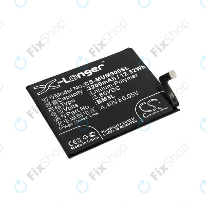 Baterija za Xiaomi Mi 9, 3200mAh, Li-Pol, 3.85 V, BM3L, HQ