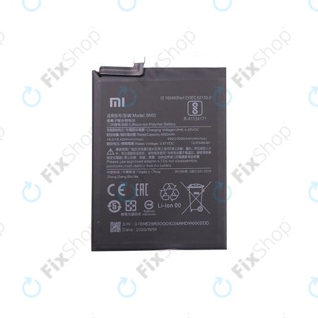 Xiaomi Redmi Note 9 Pro - Baterija BN53 5020mAh - 46020000181G Genuine Service Pack