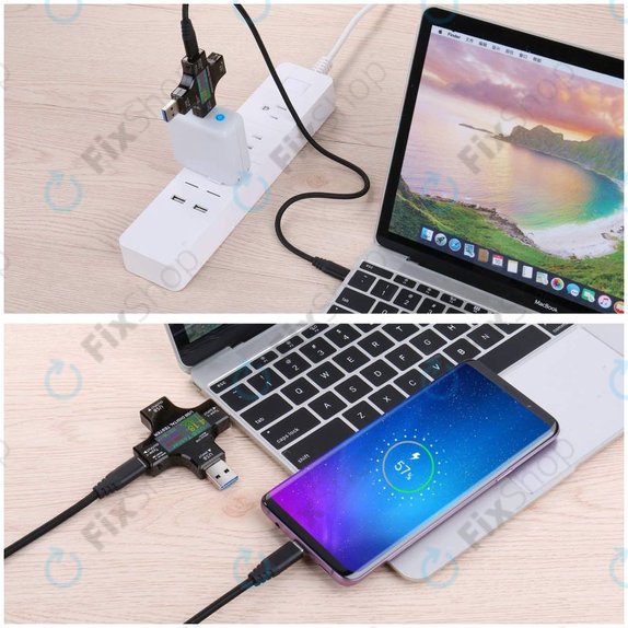 Eversame 2u1 - USB digitalni tester (s USB-C i USB 3.0)
