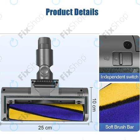 Dyson V12 - Podna glava s LED zelenim svjetlom