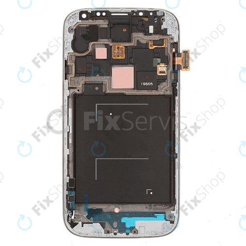 Samsung Galaxy S4 i9505 - LCD zaslon + zaslon osjetljiv na dodir + okvir (White Frost) OLED
