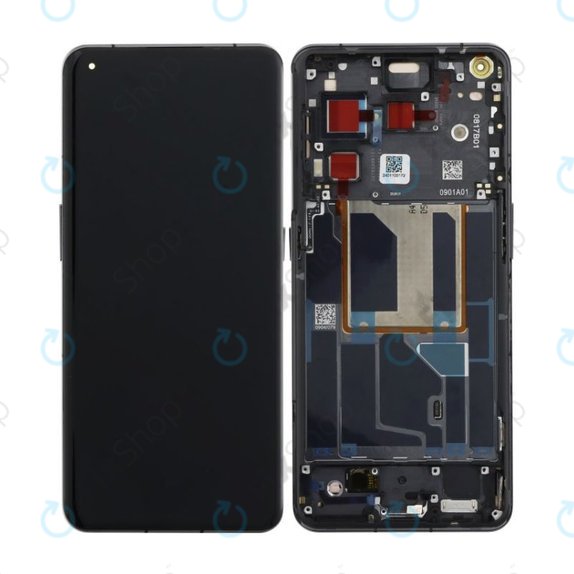 OnePlus 11 PHB110 - LCD zaslon + zaslon osjetljiv na dodir + okvir (Titan Black) OLED
