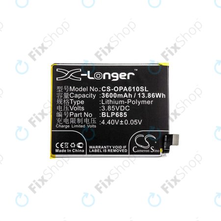 OnePlus 6T A6010 A6013, 7 GM1901 GM1903 - Baterija BLP685, 3600mAh HQ