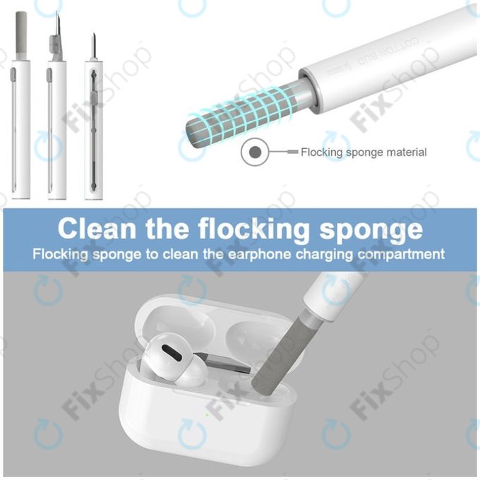 Olovka za čišćenje telefona i slušalica (bijela)