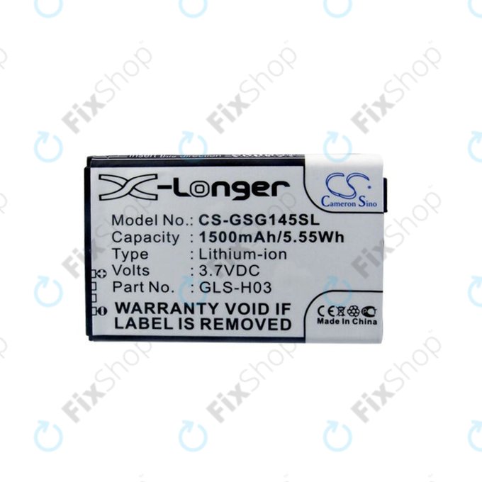 Baterija za Gigabyte GSmart G1345, 1500mAh, Li-Ion, 3.7V, GLS-H03, HQ