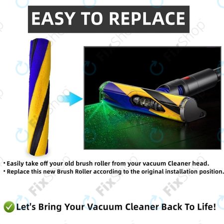 Dyson V11, V12, V15, V15s Detect Submarine - Slim Fluffy Glavna četka (Meki Valjak)