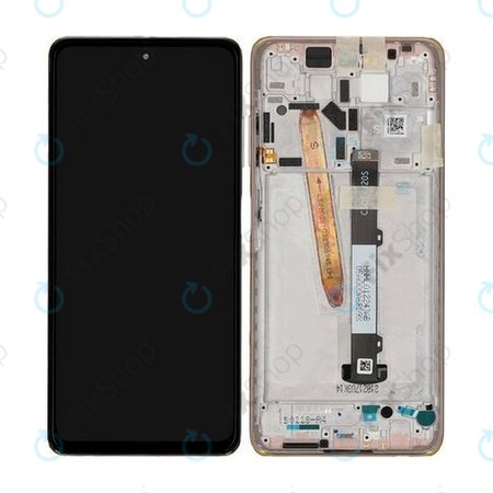 Xiaomi Poco X3 Pro - LCD zaslon + zaslon osjetljiv na dodir + okvir (metalna bronca) - 560004J20S00 Originalni servisni paket
