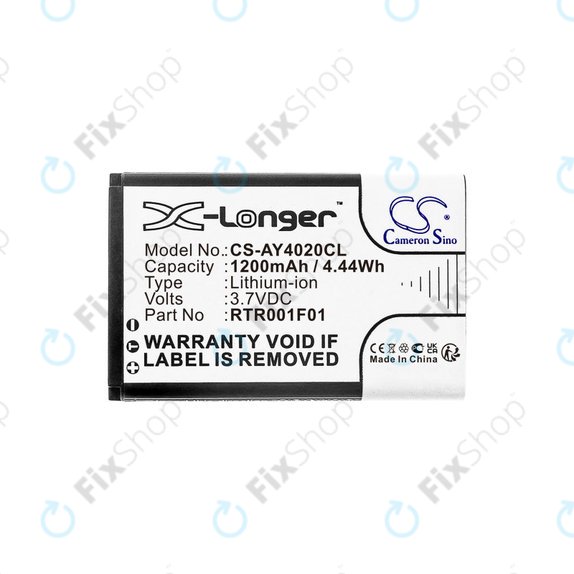 Baterija za Alcatel 8232, 1200mAh, Li-Ion, 3.7V, RTR001F01, HQ