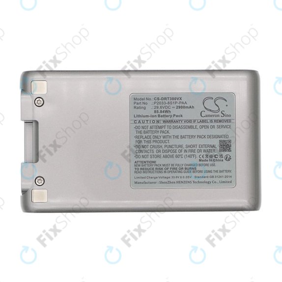 Baterija za Dreame T30, 2900mAh, Li-Ion, 29.6V, P2033-8S1P-PAA, HQ