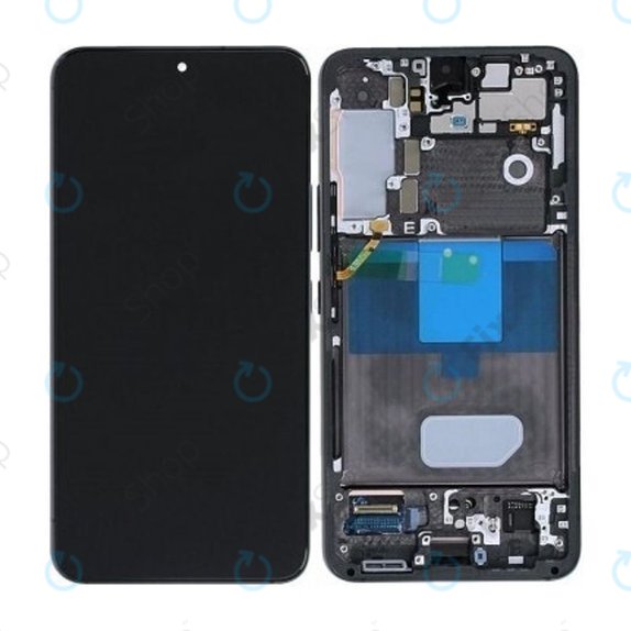 Samsung Galaxy S22 S901B - LCD Display + Touch Screen + Okvir (Phantom Black) OLED