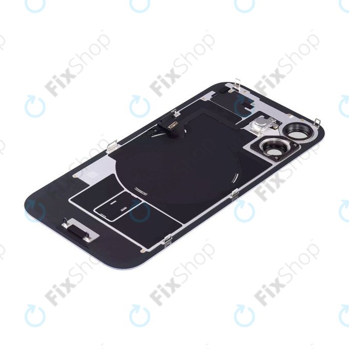 Apple iPhone 16 Plus - Stražnje staklo kućišta + staklo kamere + metalni okvir + Magsafe magnet (Ultramarine)