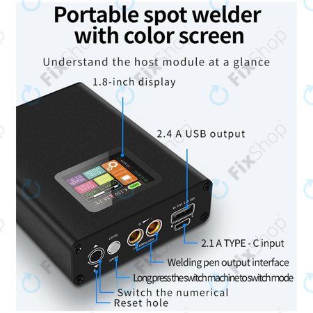 Docreate SW - Prijenosni aparat za točkasto zavarivanje s digitalnim zaslonom (5000mAh)