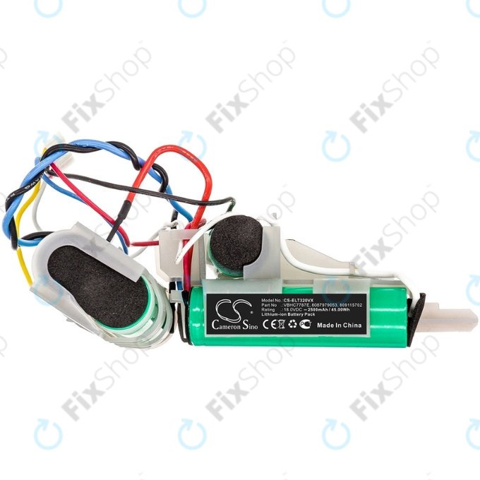 AEG Electrolux Ergorapido-series, CX-7-series, QX8-series - Baterija 8087979053, 809115702, VBHC7787E Li-Ion 18.0V 2500mAh HQ