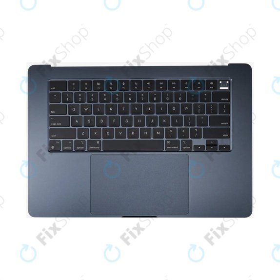 Gornji okvir tipkovnice za MacBook Air 15", A3114 (2024), s US tipkovnicom i baterijom, Midnight, 661-40269, Genuine Apple