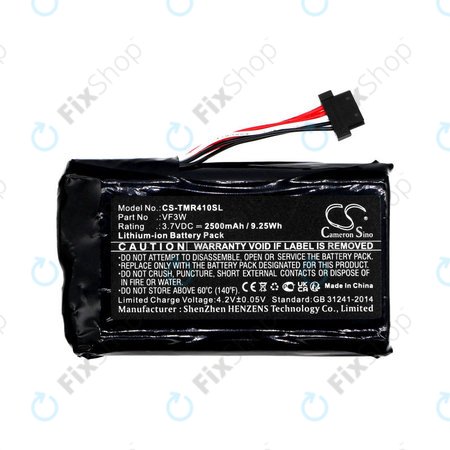 Baterija za TomTom Rider, Great Rides, 2500mAh, Li-Ion, 3.7V, VF3W, HQ