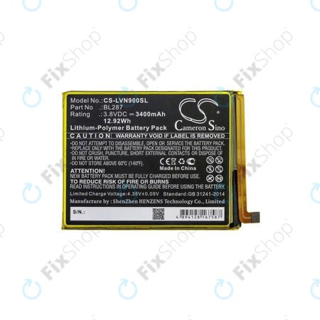 Lenovo K9 Note - Baterija BL287 3400mAh HQ