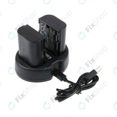 2 baterije s punjačem zaCanon EOS 5D Mark II, EOS 7D, 2000mAh, Li-Ion, 7.4V, LP-E6, HQ