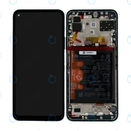 Huawei P40 Lite 5G - LCD zaslon + zaslon osjetljiv na dodir + okvir + baterija (Crush Green) - 02353SUP