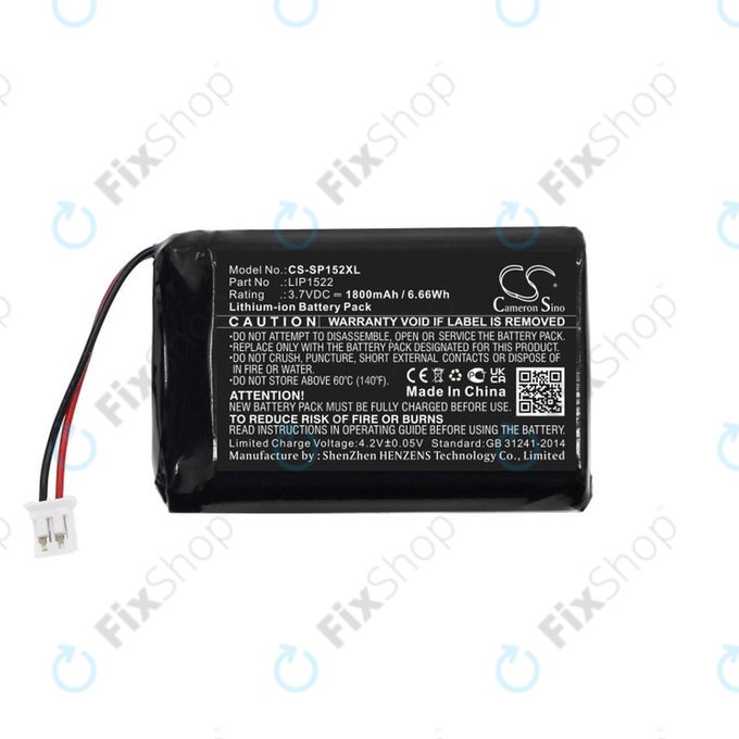 Baterija za Sony Dualshock 4 Wireless Controller, 1800mAh, Li-Ion, 3.7V, LIP1522, HQ