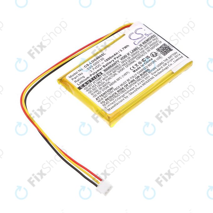 Baterija za Logitech G403, G703, G900, G903, 1000mAh, Li-Pol, 3.7V, 533-000130, HQ