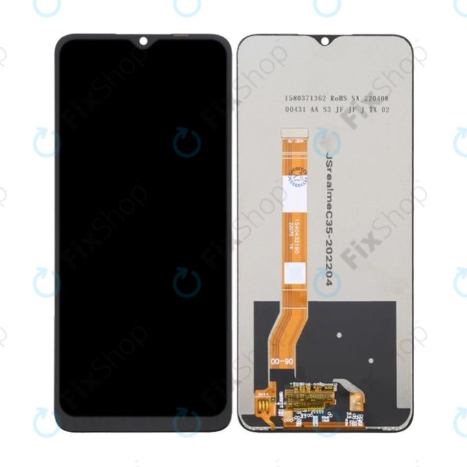 Realme C35 - LCD zaslon + zaslon osjetljiv na dodir TFT