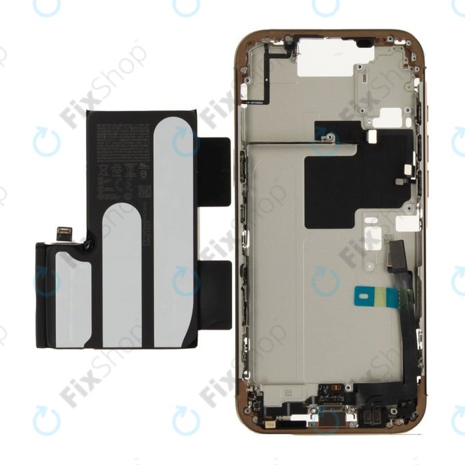 Srednji okvir s baterijom za iPhone 16 Pro Max | Desert Titanium | ZD076-00695 | Genuine Apple