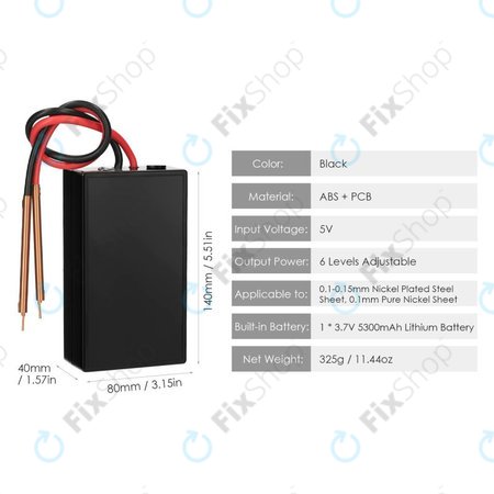 Mini SW - Prijenosni podesivi aparat za točkasto zavarivanje (5300 mAh)