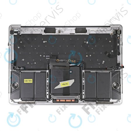Apple MacBook Pro 13" A1706 (kasno 2016. - Sredina 2017.) - Gornji okvir tipkovnice + američka tipkovnica + mikrofon + trackpad + zvučnici (srebrni)