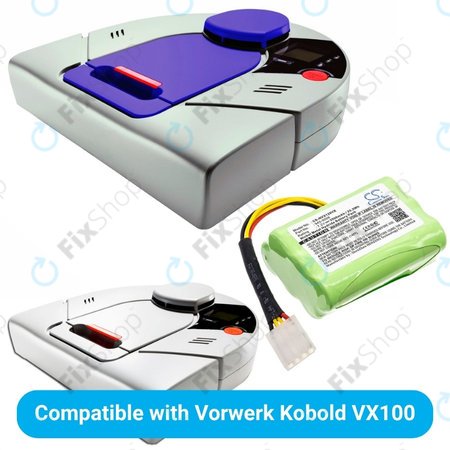 Vorwerk Kobold VX100 - Baterija 945-0006 Ni-MH 7.2V 3500mAh HQ