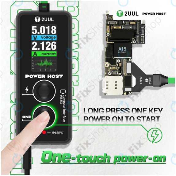 Digitalni USB-C tester napona i struje (Power Host), 2UUL PW15
