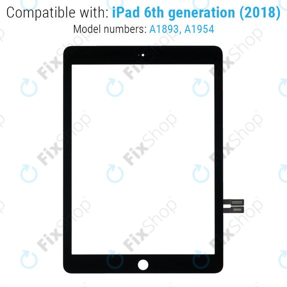 Dodirni ekran za iPad (6th Gen 2018), Black
