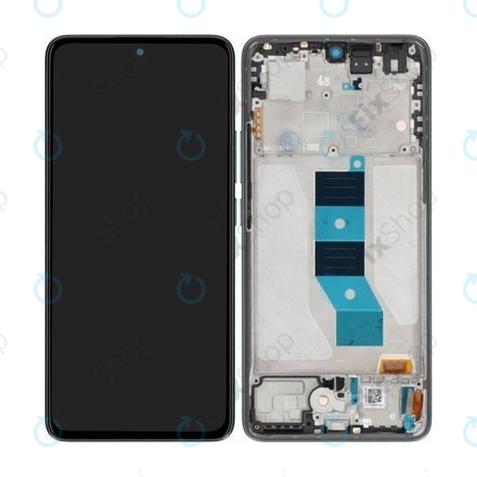 Xiaomi Poco M7 Pro 5G - LCD zaslon + zaslon osjetljiv na dodir + okvir (Green) - 5600060O17P00 Genuine Service Pack
