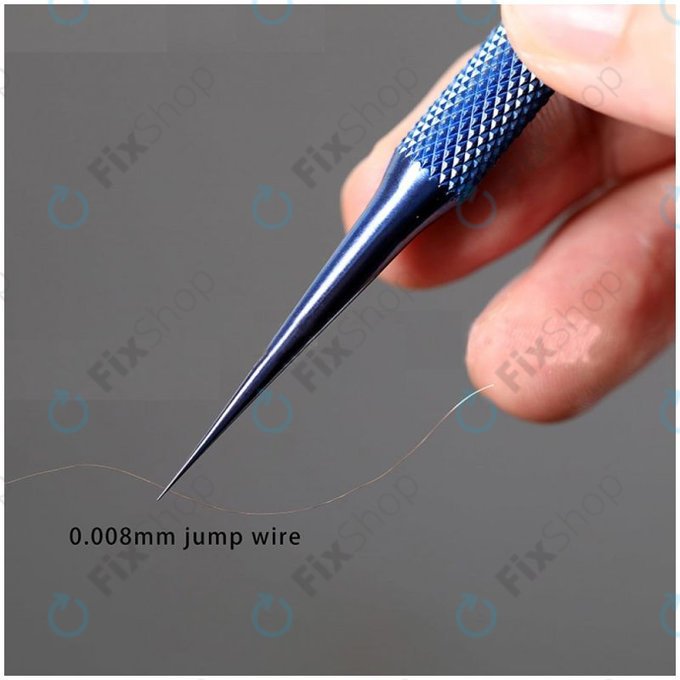 2UUL BlueT Straight Head - Pinceta od legure titana za precizan skok žice (0,1 mm)