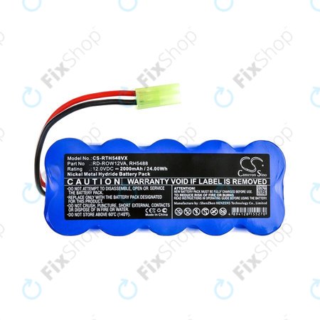 Rowenta RH-series, RS-series, Tefal TY-series - Baterija RD-ROW12VA, RH5488 2000mAh HQ