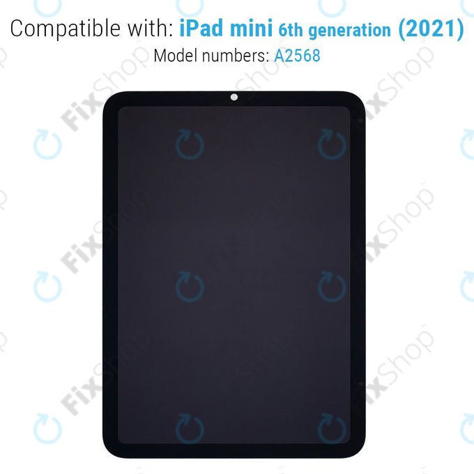 Apple iPad Mini 6 - LCD zaslon + zaslon osjetljiv na dodir Refurbished