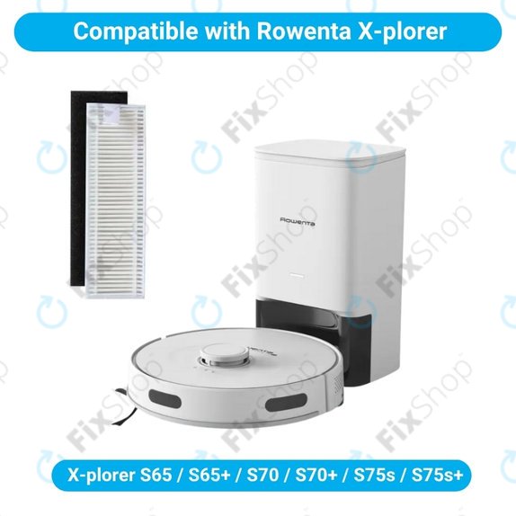 HEPA filter, 2 kom za Rowenta X-plorer S65, S65+, S70, S70+, S75s, S75s+