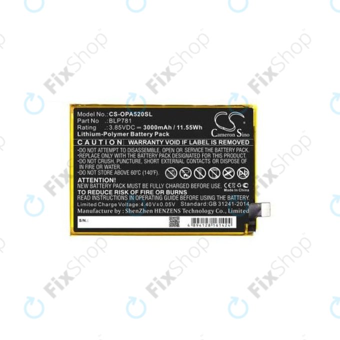Oppo A52 - Baterija BLP781 3000mAh HQ