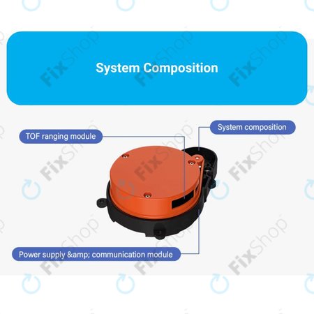 Xiaomi Roborock S4 Max, S5, S5 Max, S6, S6 MaxV, S6 Pure, S7, Mijia 1S - Senzor udaljenosti