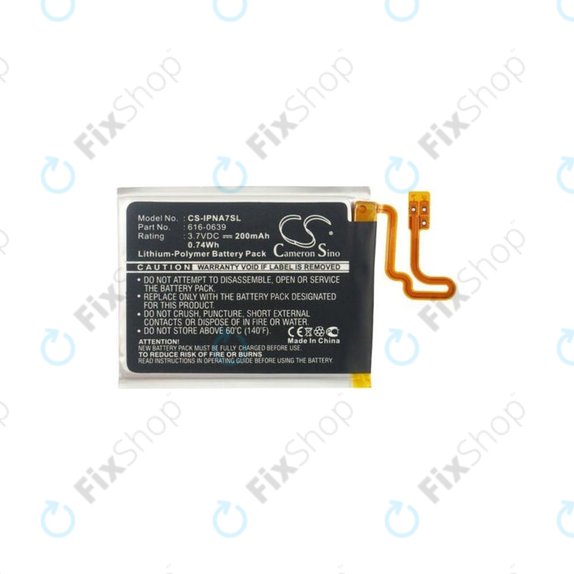 Apple iPod Nano (7. generacija) - Baterija 616-0639 200mAh HQ