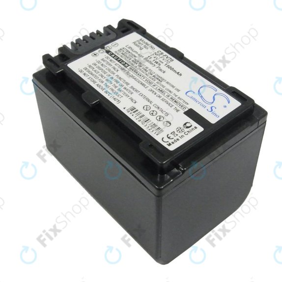 Baterija za Sony DCR-DVD, HC, SR, HDR-CX, HC, PJ, XR, NEX-VG, 1500mAh, Li-Ion, 7.4V, NP-FV70, HQ