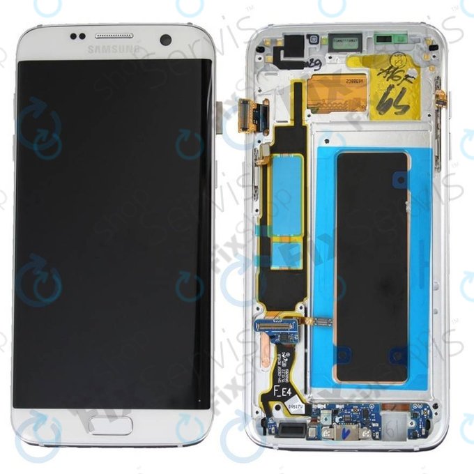 Samsung Galaxy S7 Edge G935F - LCD zaslon + zaslon osjetljiv na dodir + okvir (zlatni) - GH97-18533C, GH97-18594C, GH97-18767C Originalni servisni paket