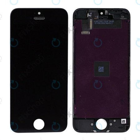 Apple iPhone 5C - LCD zaslon + zaslon osjetljiv na dodir + okvir (crni)