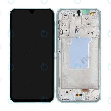 Samsung Galaxy A26 A266E - LCD zaslon + zaslon osjetljiv na dodir + okvir (Mint) - GH82-37049C Genuine Service Pack