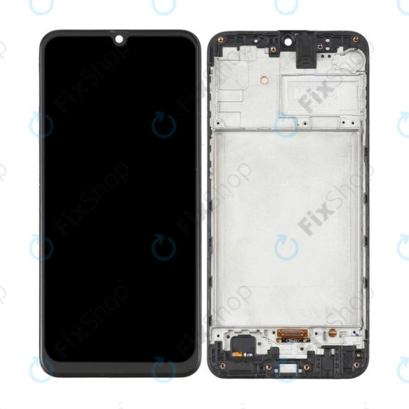 Samsung Galaxy M31 M315F - LCD zaslon + zaslon osjetljiv na dodir + okvir (Space Black) OLED