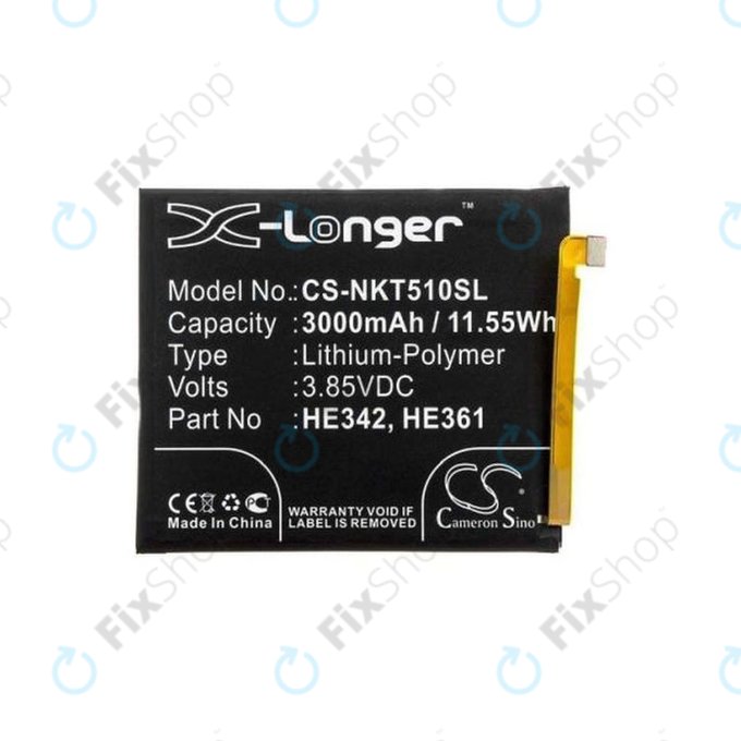 Nokia 5.1 Plus - Baterija HE342 - 3000mAh HQ