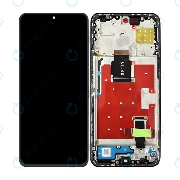 Honor X8a CRT-LX1 CRT-LX2 CRT-LX3 - LCD zaslon + zaslon osjetljiv na dodir + okvir (Midnight Black) TFT