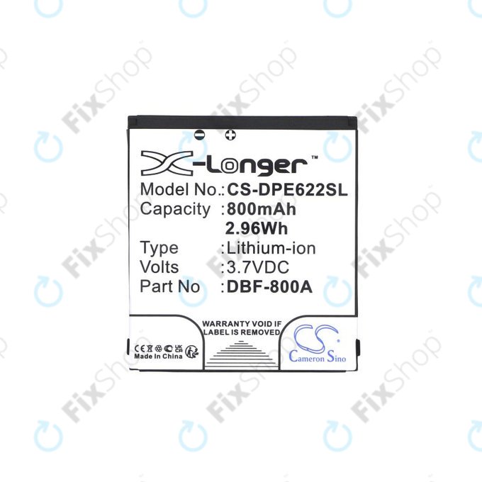Baterija za Doro PhoneEasy 2314, 2315, 1360, 520, 800mAh, Li-Ion, 3.7V, DBF-800A, HQ