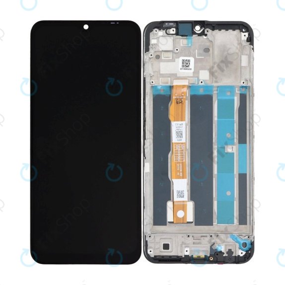 Vivo Y16 V2204 V2214 - LCD zaslon + zaslon osjetljiv na dodir + okvir (Stellar Black) TFT