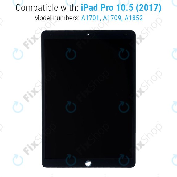 Apple iPad Pro 10.5 (2017) - LCD zaslon + zaslon osjetljiv na dodir (crni)
