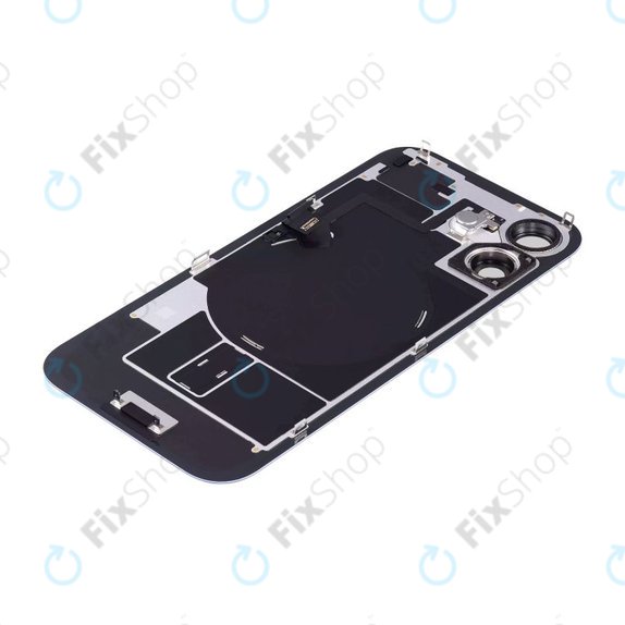 Apple iPhone 16 Plus - Stražnje staklo kućišta + staklo kamere + metalni okvir + Magsafe magnet (Ultramarine)